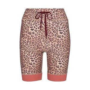 The Upside Spin Leopard-print Biker Shorts, Size 10